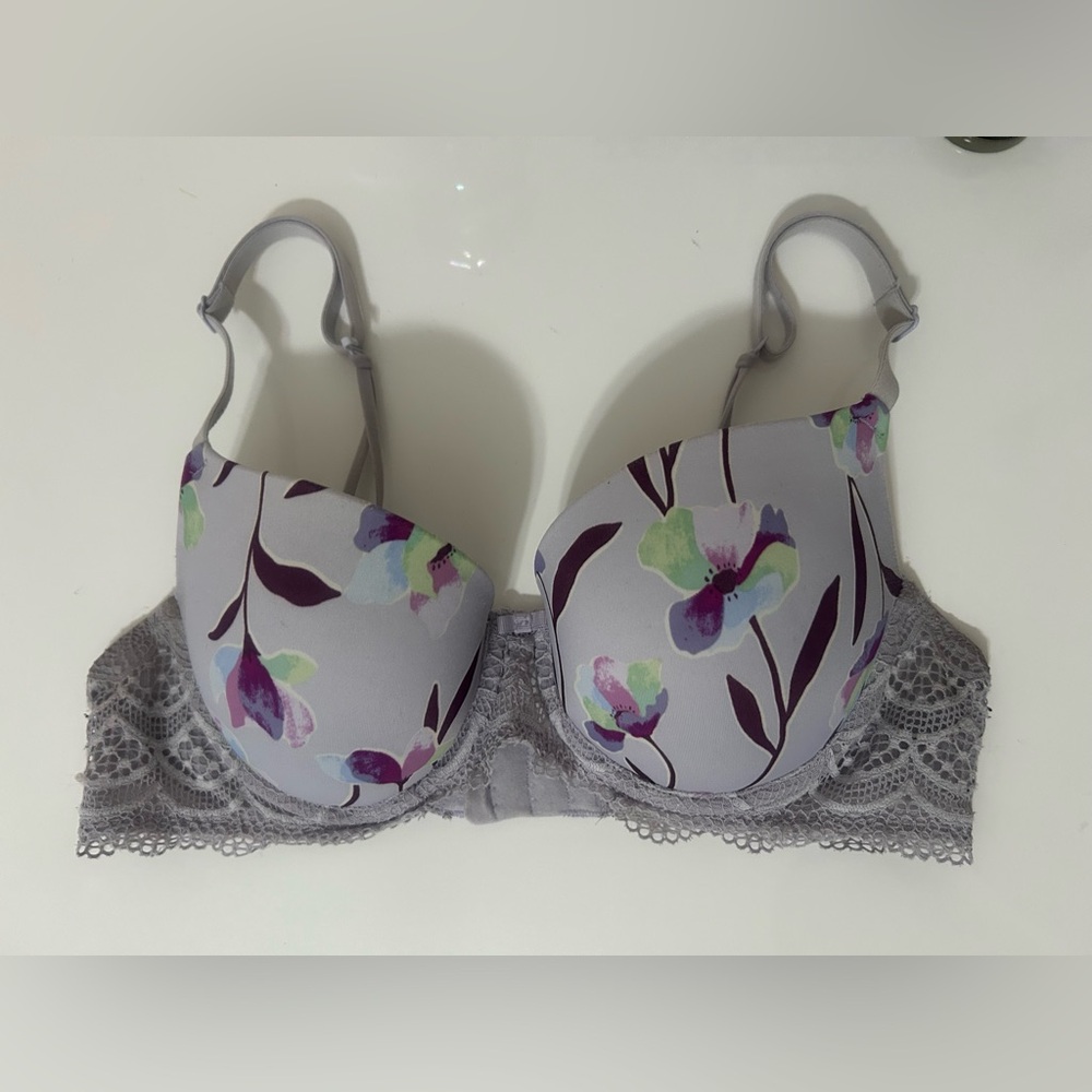 Auden Floral Lace Underwire Bra